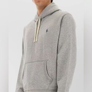 Polo by Ralph Lauren Light Gray Hooded Sweatshirt size large mens